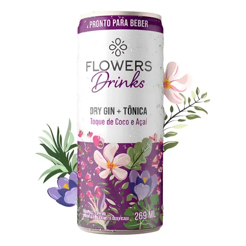 Schweppes Premium Drink Gin Tônica Pink Sabor Amora 310ml