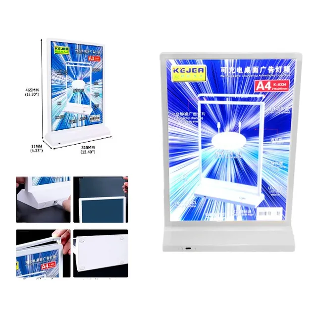 Valla Publicitaria Hablador Cartel  Con Luz Led