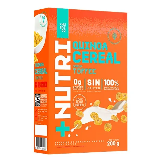 Cereal De Quinua Sin Azúcar Toffee 200g Nutri Co