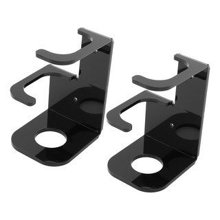 Soporte De Pared Negro Negro, 2 Unidades, Acrílico Vertical Soporte De Pared Negro Negro, 2 Unidades, Acrílico Vertical