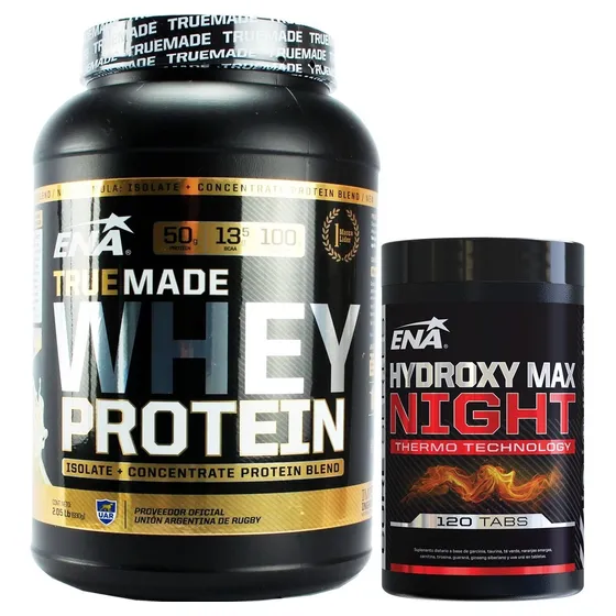Proteina True Made 1kg + Hydroxy Max Ena Definición Muscular