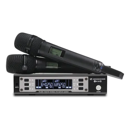 Microfone Sennheiser Ew135g4 Dupla Cor Preto