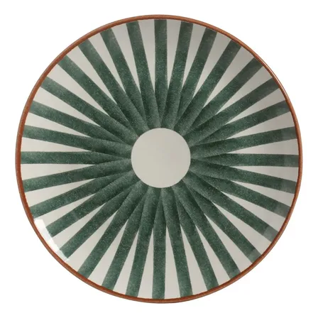 Jogo C/ 6 Pratos Raso Coup Stoneware Equador Ø26cm