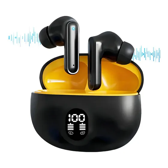 Auriculares In-ear Gamer Inalámbricos Tws Bluetooth Audífonos In-ear Negro Con Luz Led Auriculares Inalambricos Bluetooth 5.4 Con Microfono
