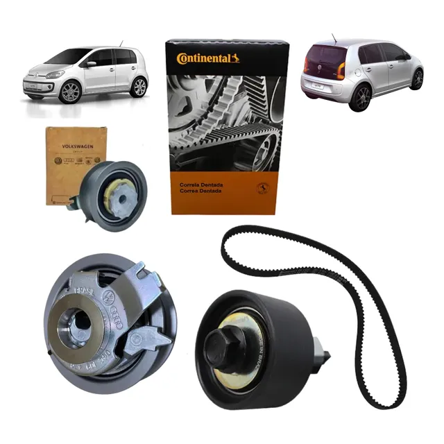 Kit Correia Dentada + Polia + Tensor Vw Up! 1.0 12v Mpi Tsi