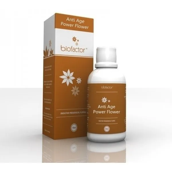 Anti Age Power Flower Gotas Sublingual 50ml Fisioquântic Sabor Neutro