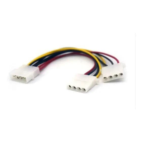 Adaptador Cabo Força Y 2x Molex Fêmea /1x Molex Macho 019