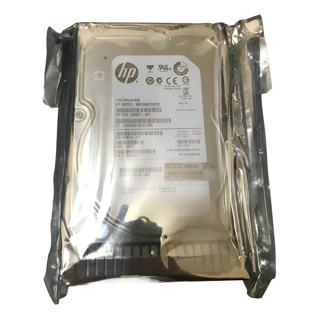 Disco Duro Hp Mb1000fcwde-1tb 7.2k Sas 6.0 Gbps 3.5 Hdd