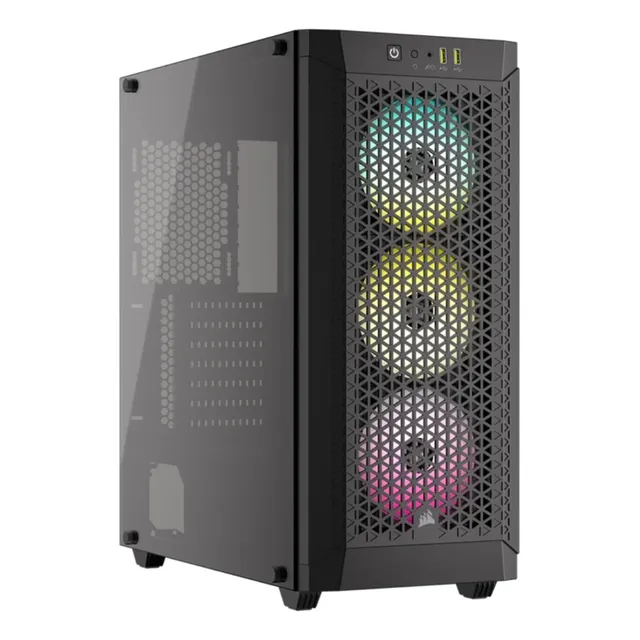 Gabinete Gamer Atx Corsair 480t Rgb Airflow 3 Fanes Ar120