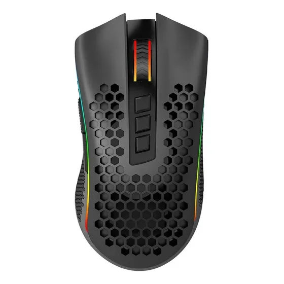 Mouse Storm Pro Rgb Inalambrico Y Cableado Usb M808-ks