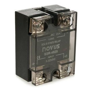 Rele De Estado Solido Ssr-4825 25a / 480 Vca - Novus Rele De Estado Solido Ssr-4825 25a / 480 Vca - Novus