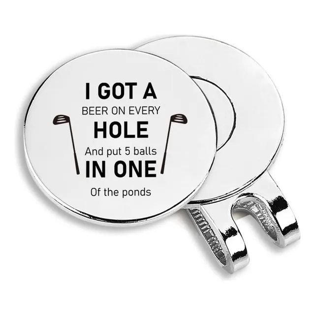 Marcador Pelota Golf Clip Magnetico Para Sombrero I