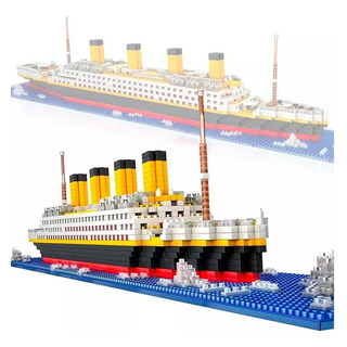 Xing Set Bloques Construcción Titanic Armables 1860 Piezas Xing Set Bloques Construcción Titanic Armables 1860 Piezas