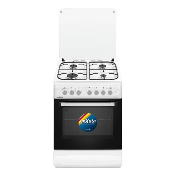 Cocina Enxuta Cenx5644 Gas Envasado 4 Hornallas Color Blanco