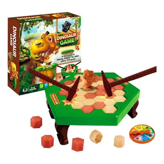Juego De Mesa Bloques Locos Dino Multijugador