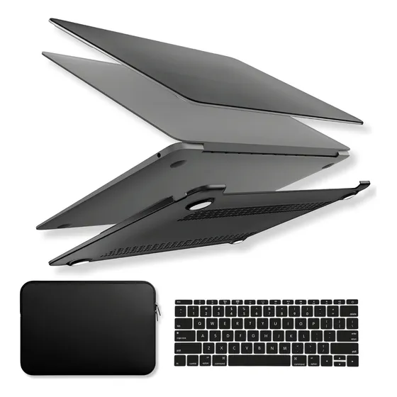 Capa Case + Película Teclado  +bag Para Macbook 12 Pol A1534