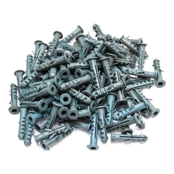 Pacote 500 Bucha Fixação Com Aba Anel 10 Mm Ivplast