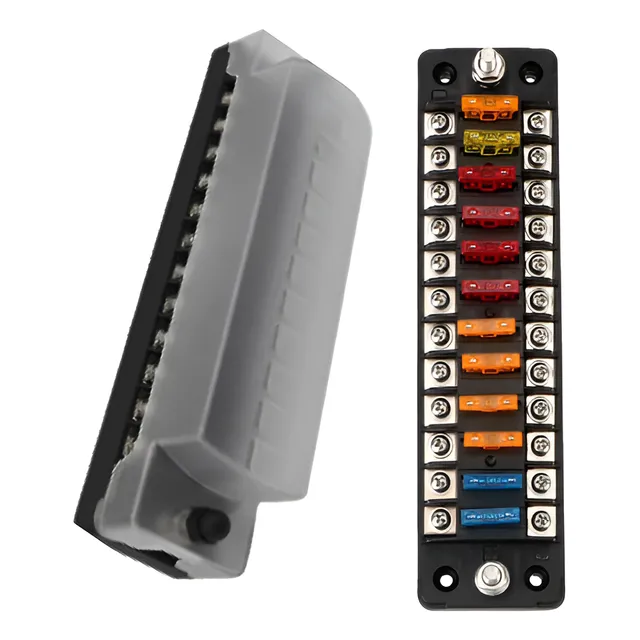 Caixa 12 Vias Porta Fusível Automotivo Universal Motorhome