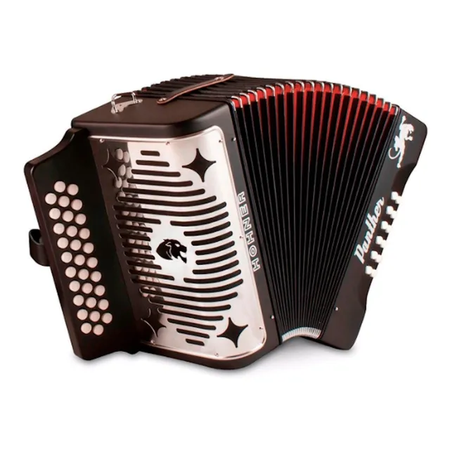 Acordeon Hohner Panther Fa-sib-mib 31 Botones 12 Bajos A4840