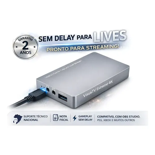 Captura De Vídeo Magewell Usb Capture Hdmi 4k Plus | Parcelamento