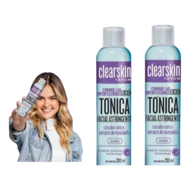 Loción Tónico Astringente Clearskin Actiacne Pack 2 Unidades Grasa Día/noche