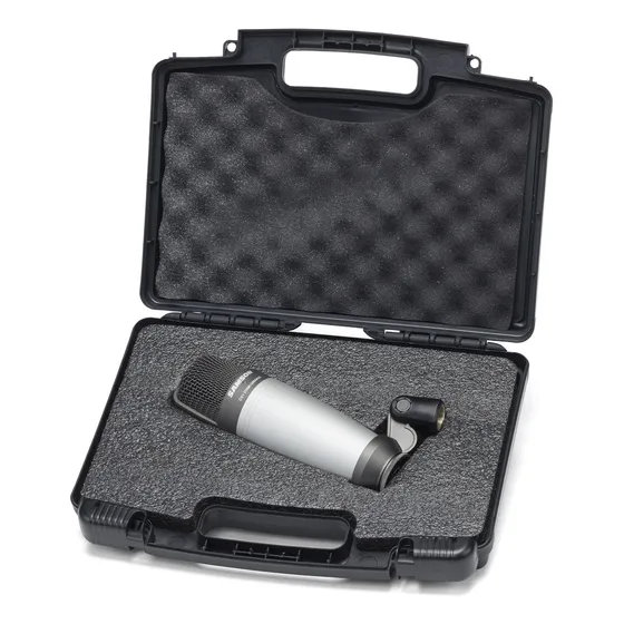 Samson C01 Micro + Blucoil Filtro Antipop + Base Ajustable