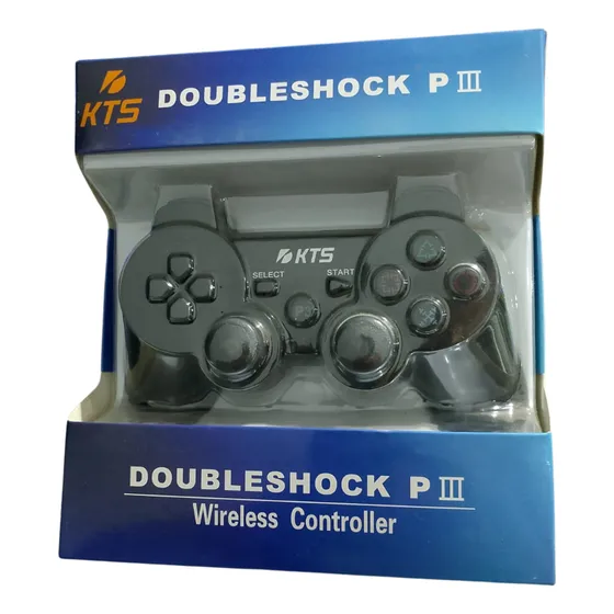 Console Sem Fio Compativel  Playstation 3 Ps3 Doubleshock 3