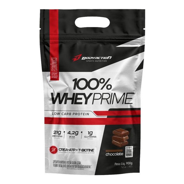 Bodyaction 100% Whey Protein Concentrado Prime Refil Low Carb Creatina Sabor Chocolate Bodyaction 100% Whey Protein Concentrado Prime Refil Low Carb Creatina Sabor Chocolate