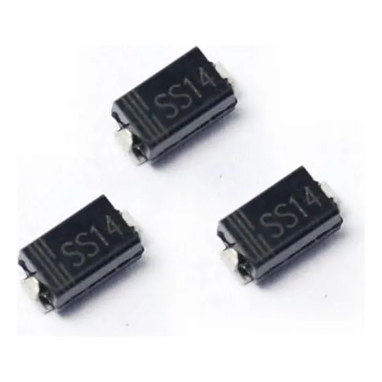 Diodo Rectificador Schottky Smd Ss14 1n5819 40vx 10 Unidades