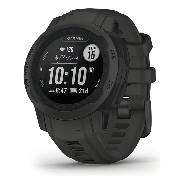 Garmin Instinct 2s Reloj Gps Gnss Trackback Bateria 21 Dias Color de la caja Negro Color de la malla Negro Color del bisel Grafito Diseño de la malla Milanese