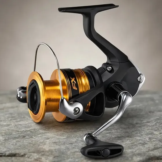 Molinete Shimano Fx Fc 4000 Cor Preto/Dourado Lado da manivela Direito/Esquerdo