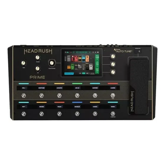 Pedaleira Headrush Prime Autotune Antares Interface Usb