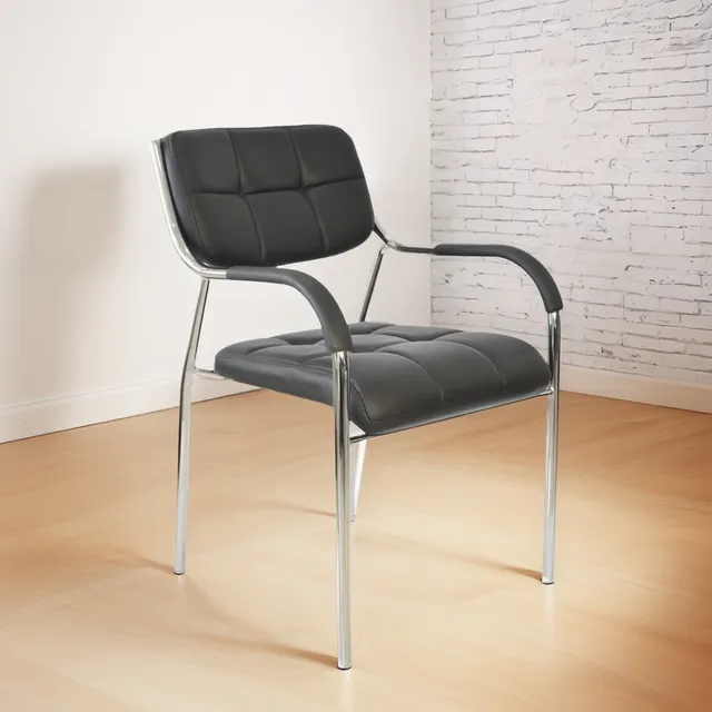 Silla De Oficina Visita Soft 2 Negro Mobelart