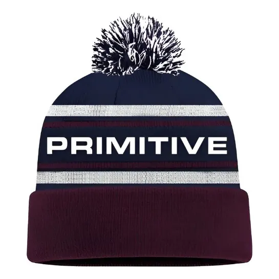 Primitive ~ Beanie  Euro Pom Burgundy