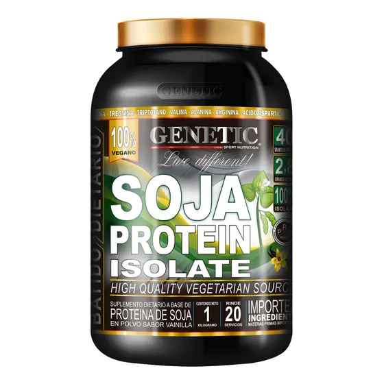 Aumento Masa Muscular Veganos Proteina De Soja 10 Kg Genetic