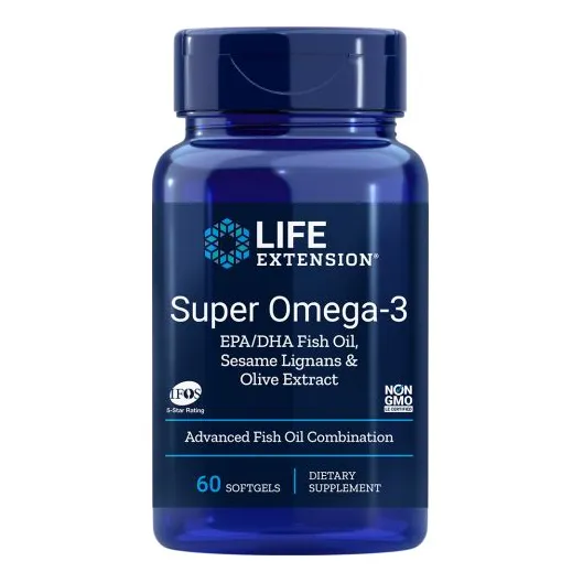 Supplement Life Extension Super Omega-3 Epa/dha 60 Cápsulas