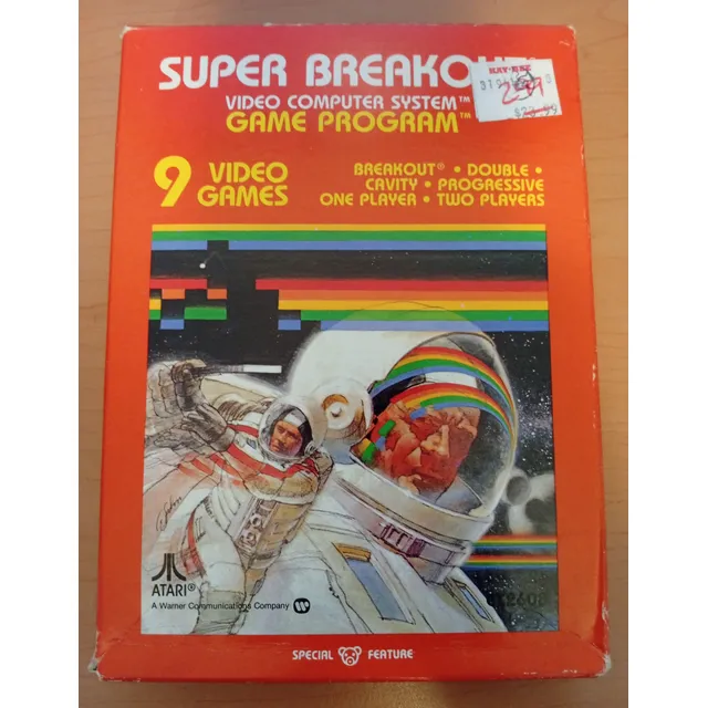 Super Breakout Física Para Atari 2600 Edición Normal
