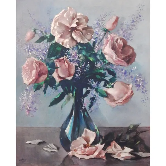 Lopez Mendez Cuadro Original Año: 1962, Medida: 72 X 59 Cm