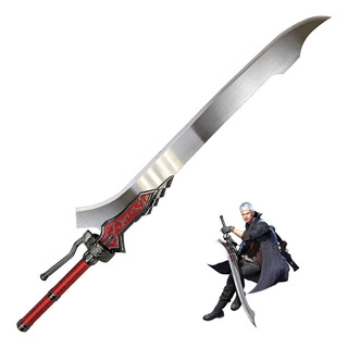 Espada De Acero Nero Red Queen De Devil May Cry Premium Espada De Acero Nero Red Queen De Devil May Cry Premium