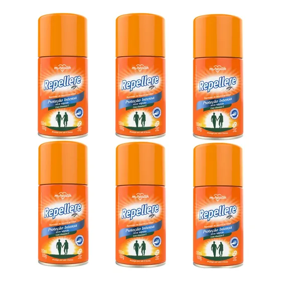 6 Repelente De Insetos Repellere Sem Pernilongo 150ml