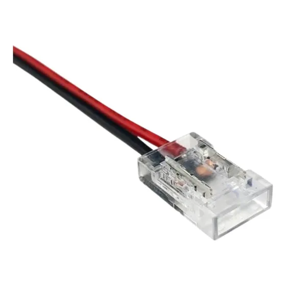 Kit 10 Conector Tiras De Encaixe Fita Led Cob 12v 10mm