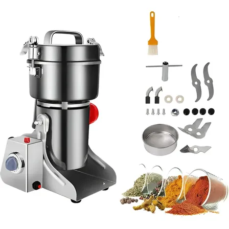 Molino Pulverizador Granos, Semillas Especias Eléctrico 800g