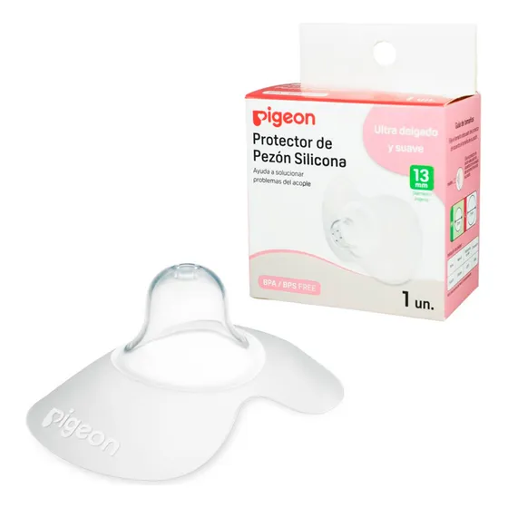 Protector De Pezon De Silicona 1u Pigeon Talla 13mm