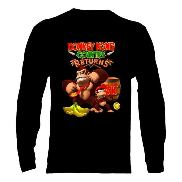 Polera Manga Larga Donkey Kong - Ver 01 - Country Returns