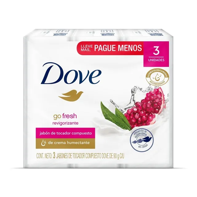 Jabon Dove 90 Gr X3 Unidades 