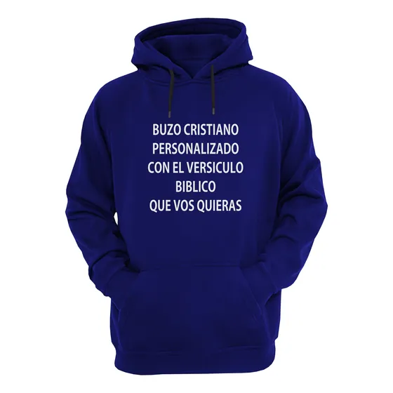 Versiculo A Eleccion Buzo Canguro Cristiano Friki Tu Eres