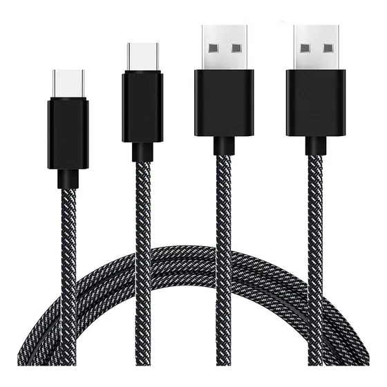 Cable Usb Tipo Binguowang Nailon Trenzado Largo Conexion