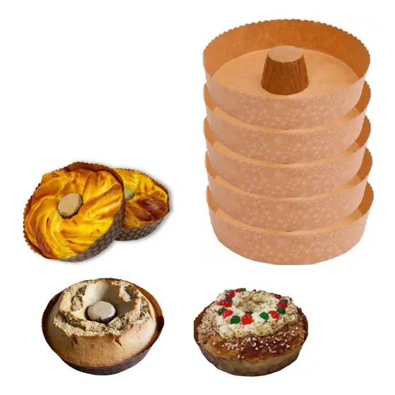 Molde Para Rosca En Papel Antiadherente - Pack 50 Unidades