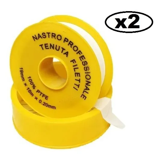 Cinta De Teflon Profesional De 3/4 X 15 Mts Calidad Tienda