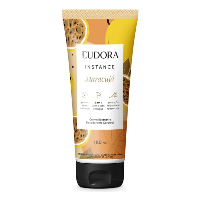 Eudora Instance Maracuja Creme Relaxante Des Corporal 180ml